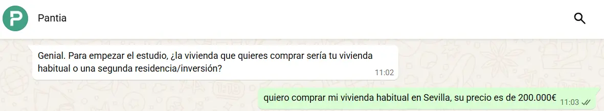 Conversación de WhatsApp